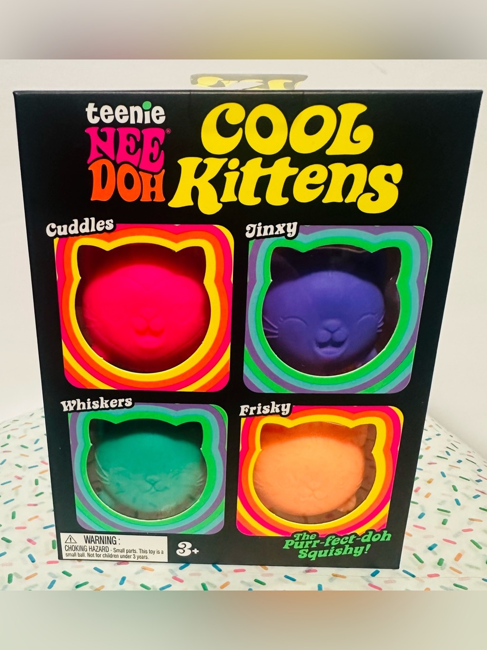 Teenie NeeDoh Cool Kittens Squishy Set